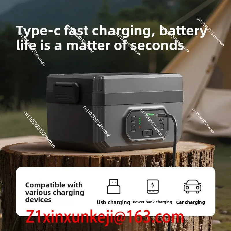 Outdoor Camping Wireless Electric Lunch Box Portable Timed Insulation Heating USB Charging Lunch Box